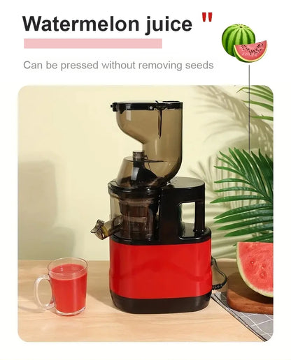 Portable Electric Fruit Juicer — Mini Household Juicer Cup for Fresh Orange & Fruit Juice Separation