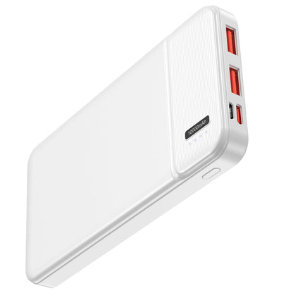 Portable 10000mAh Power Bank – PD 22.5W Battery Pack, Slim Design with 3 Outputs & 2 Inputs