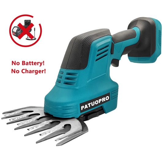 2-in-1 Cordless Electric Hedge Trimmer & Grass Shears 21V Garden Cutter for Makita 18V Battery (Tool Only)