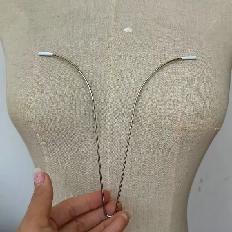 Stainless Steel Bra Underwire Shapers - 6-Piece Lingerie Making Supplies for Bras, Bustiers, and Corsets