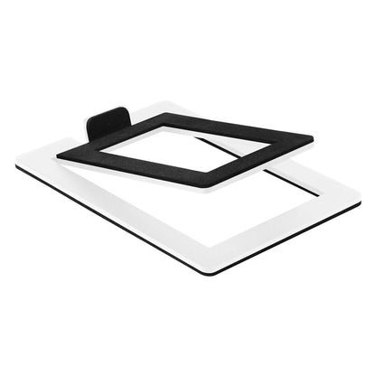 Carbon Steel Speaker Stand Base - Shock Absorbing Tabletop Audio Support