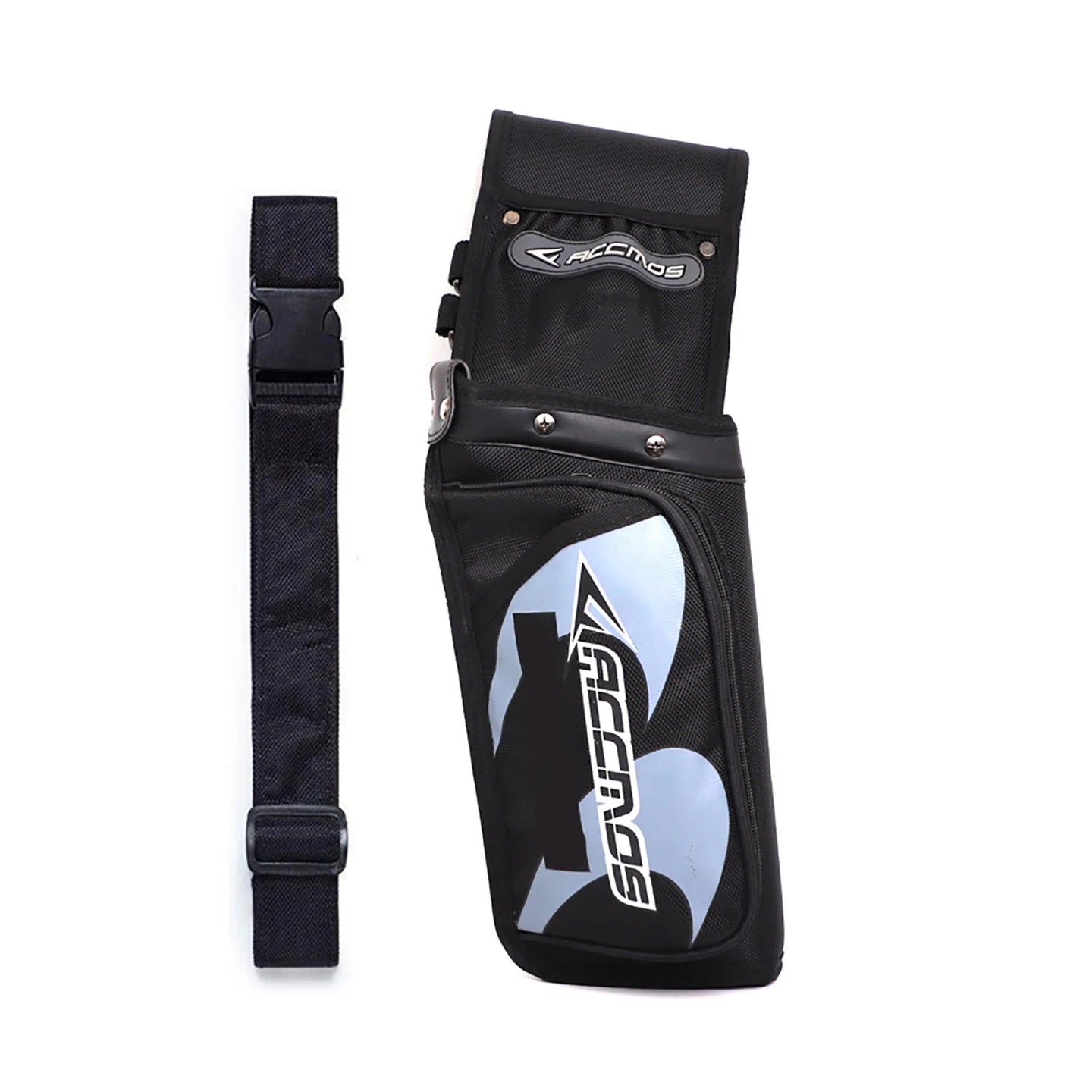ACCMOS Right/Left Hand Arrow Quiver – Recurve & Compound Bow Holder for Hunting & Shooting