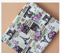 African Ankara Cotton Fabric - World Map Print for Sewing, Tablecloths, Pillows, Bags & Curtains