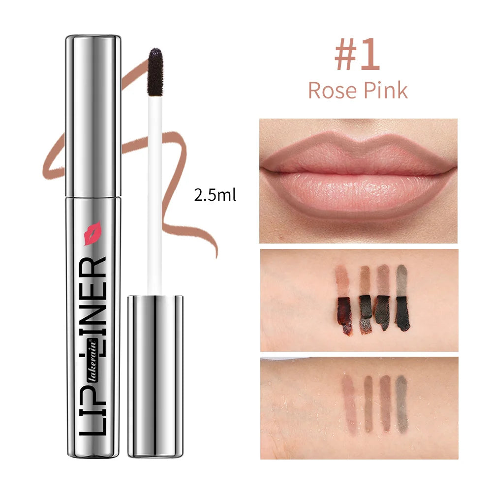 Peel Off Lip Stain Pencil - Matte Waterproof Long Lasting Smudge Proof Lip Liner Tattoo Makeup