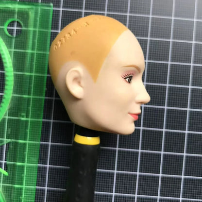 DISNEY Doll Heads – Bald Red Hair King, Queen & Alice with Makeup for DIY Dressing & Accessories