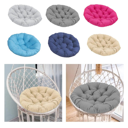 20-Inch Round Papasan Chair Cushion – Thick Egg Chair Mat for Garden, Hanging Basket, Courtyard & Bedroom Accessory
