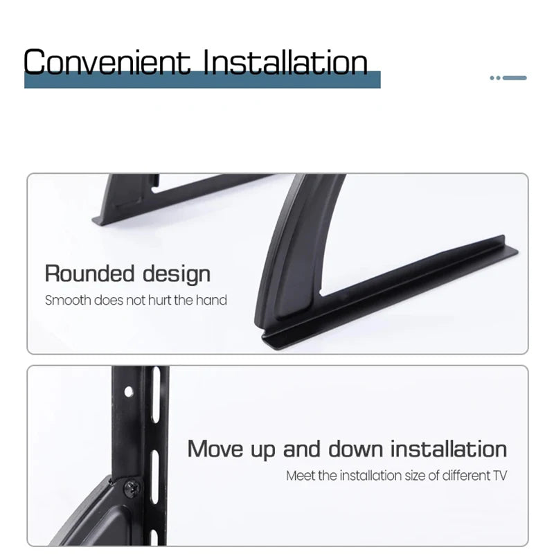 BEISHI Universal TV Stand for 14-42 Inch LCD/LED/OLED Flat & Curved Screens – Tabletop Pedestal Mount Bracket