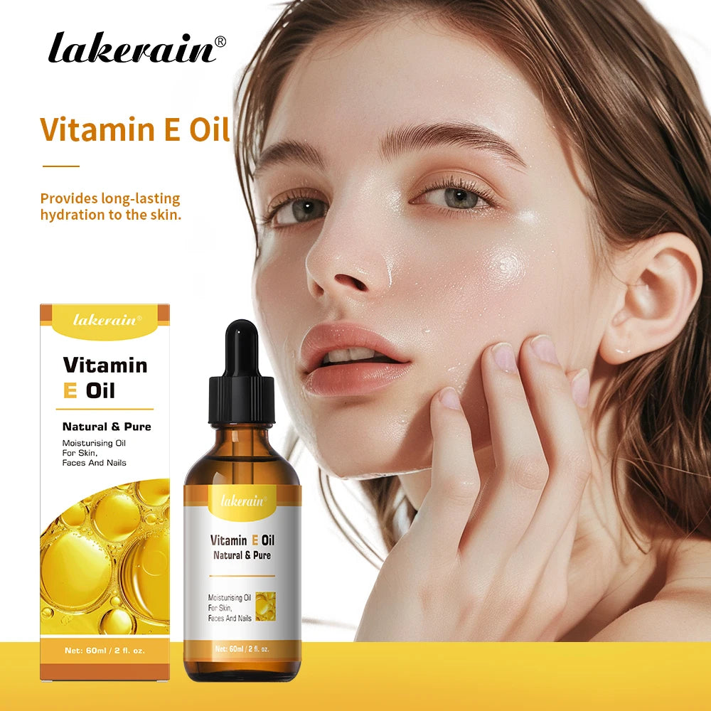 Vitamin E Facial Oil - Hydrating Anti-Wrinkle Skincare for Smooth, Radiant-Looking Skin
