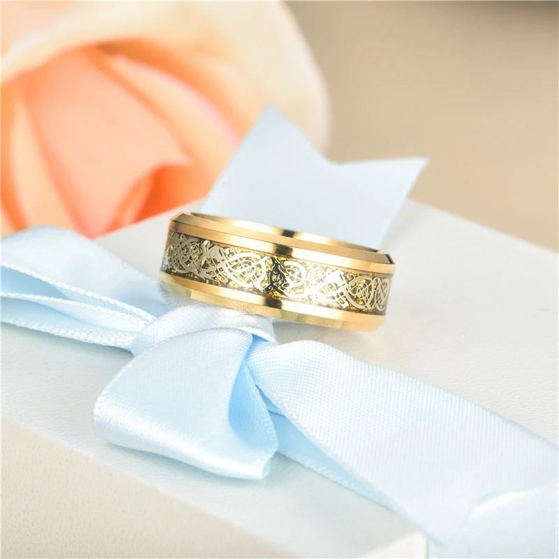 Couple Heart Rings Set - Trendy Stainless Steel Love Rings with Zircon Rhinestone Design for Women & Men Gift