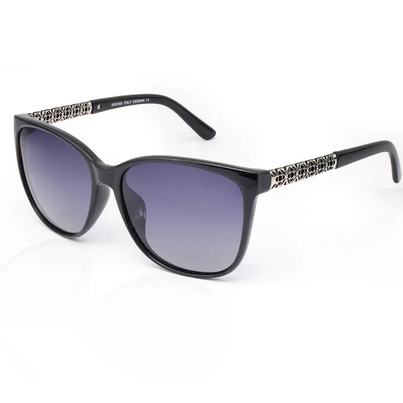 TR Memory Frame Polarized Sunglasses for Women – UV400 Protection Fashion Eyewear with Stylish Lightweight Design for Outdoor Wear