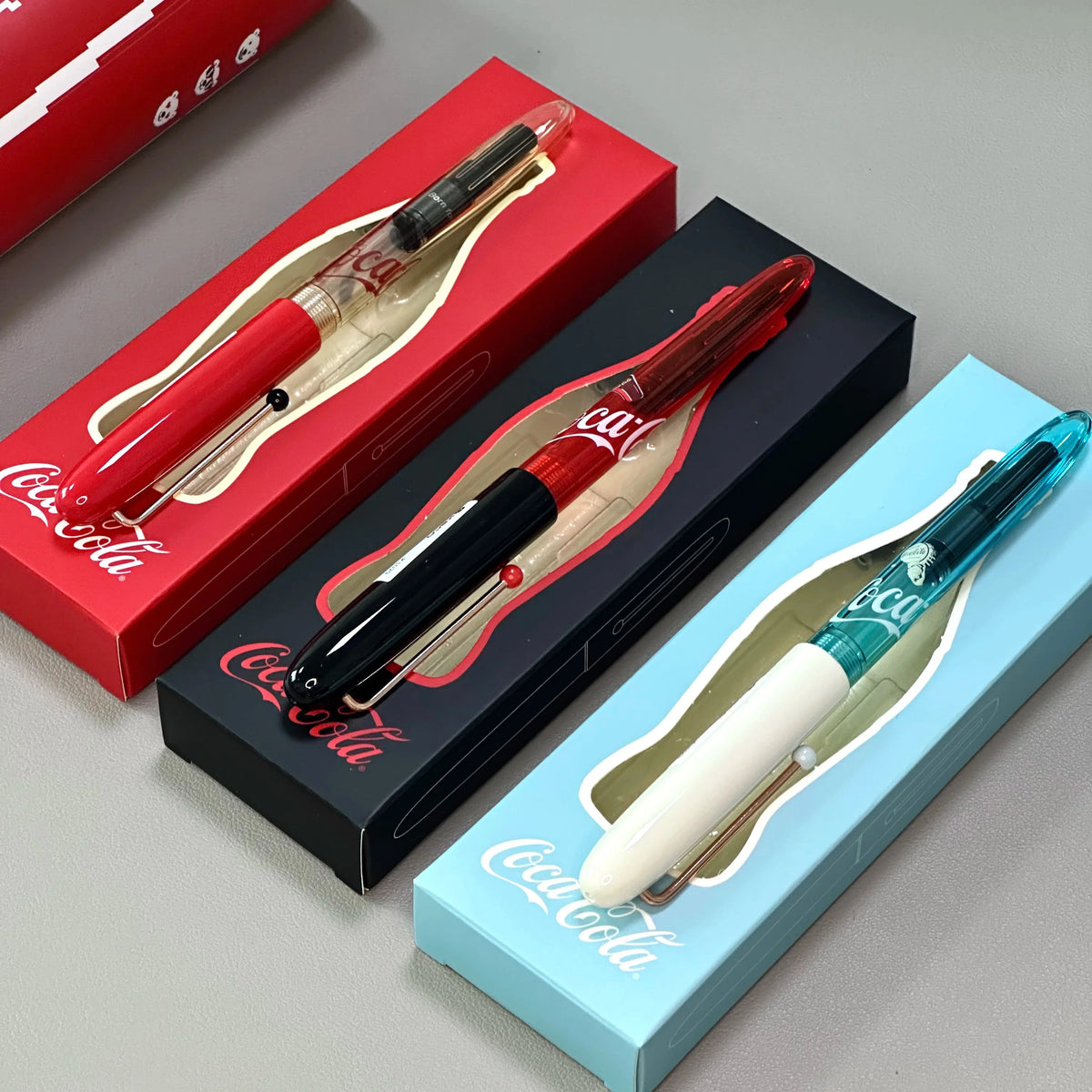 KACO Coca-Cola Retro Fountain Pen - EF Fine Point Ink Pen for Calligraphy, Writing & School Supplies