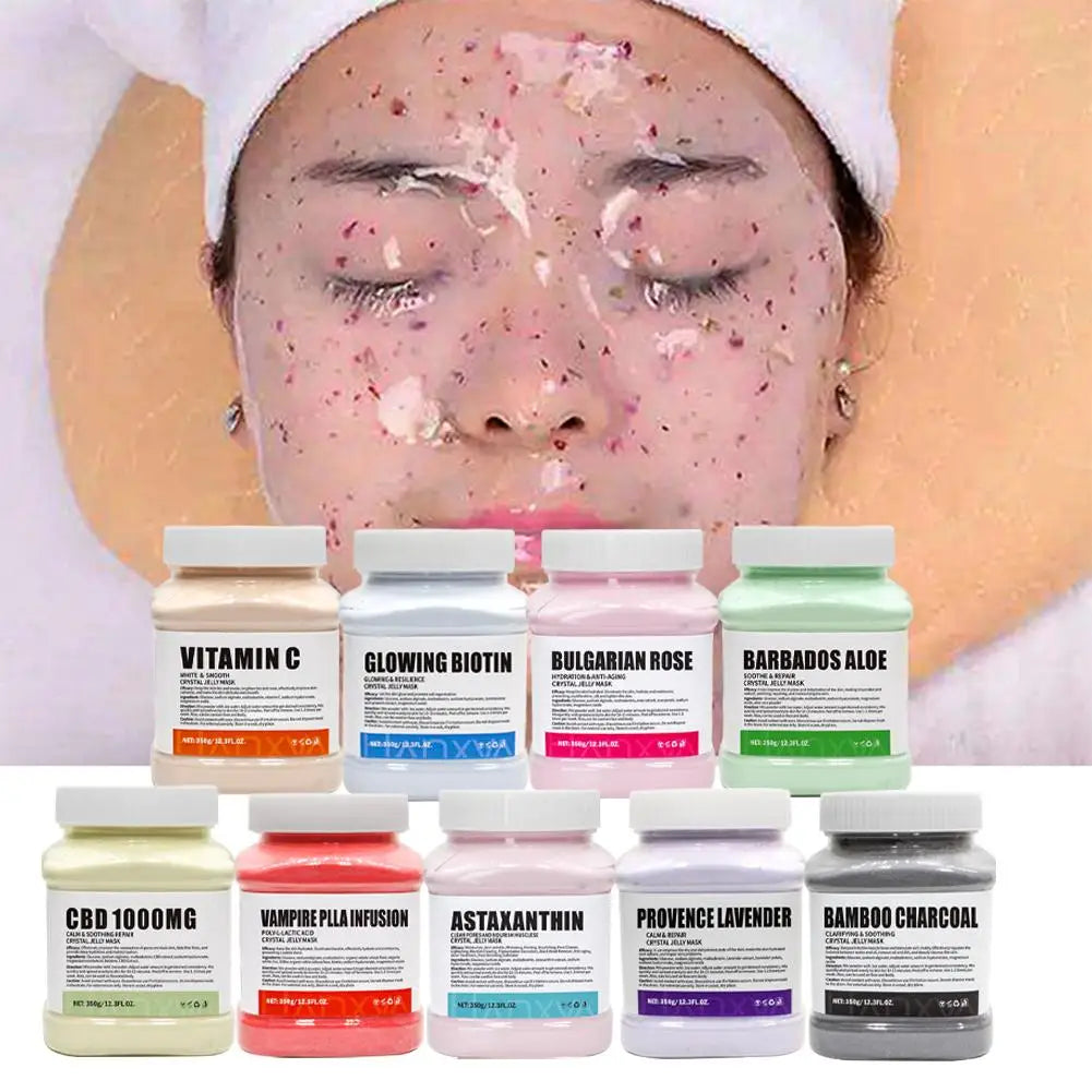 Professional Rose Jelly Face Mask Powder – Hydrating Hydro Gel Peel-Off Mask for Smooth, Nourished Skin Care Treatment