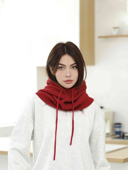 Women’s Winter Beanie Hat with Knit Balaclava – Neck Warmer & Ski Snow Scarf