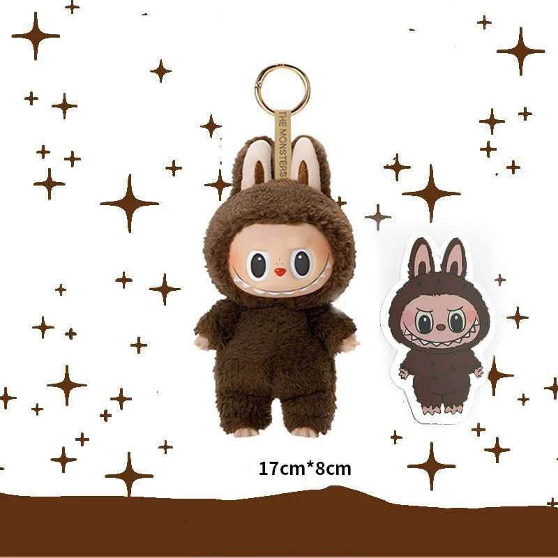 Labubu Plush Doll Costume Set — Oversized Bow & Angel Wings Design | Trendy Cartoon Outfit Accessories for Party Wear & Gift
