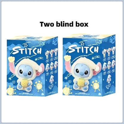 Stitch "Eat Something Before Sleep" Series Vinyl Blind Box – Cute Plush Doll Pendant Ornament, Kawaii Surprise Toy Gift