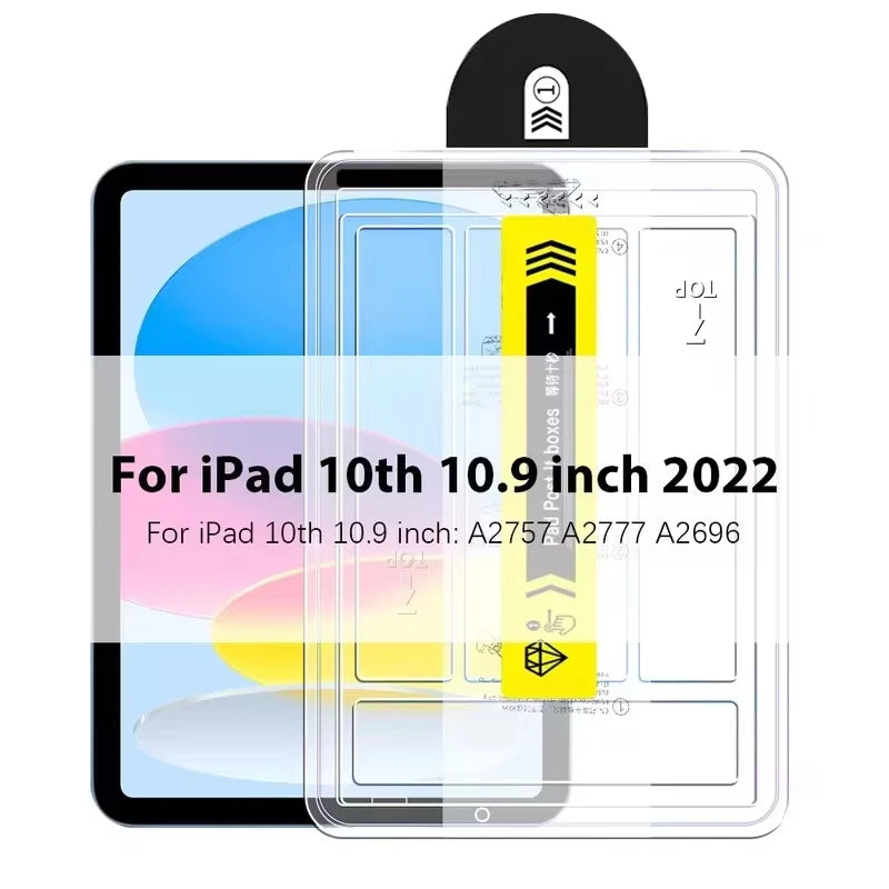 Tempered Glass Screen Protector for iPad – Compatible with 10th Gen, iPad Air, iPad Mini, iPad Pro 11/12.9, 2025 Models
