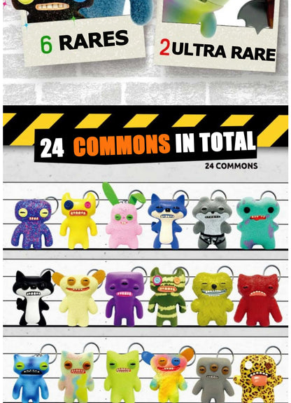 Original Fuggler Blind Bag Collectible Keyring — 6.5cm Funny Ugly Monster PVC Mini Figure