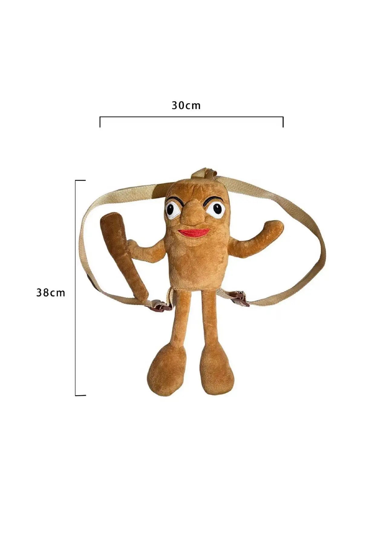 Tralalero Tralala Plush Toy – Tungtungtung Italian Brainrot AL Stuffed Soft Plush Doll, Backpack Accessory