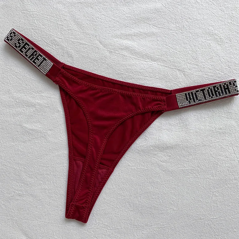 2024 New Women's Underwear – Smooth Low-Waisted Sexy Thong, Breathable, Shiny, Comfortable & Attractive Design