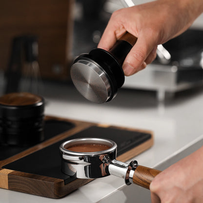 MHW-3BOMBER 30lb Calibrated Coffee Tamper – 51mm/53mm/58mm Flat Espresso Tamper with Spring-Loaded Pressure for Baristas