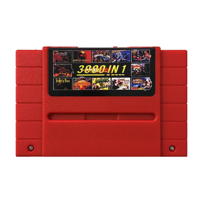 SFC V1 3000-in-1 SNES Game Cartridge – 8GB TF Card Retro Video Game Collection for SFC/SNES Console