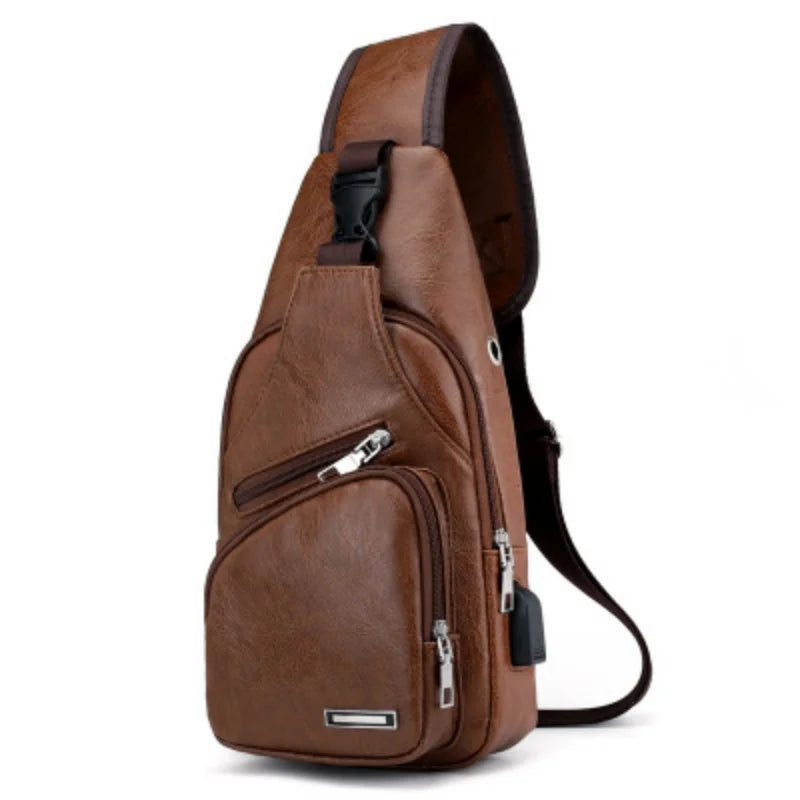 Waterproof Summer Crossbody Chest Bag for Couples – Unisex Small & Breathable Backpack