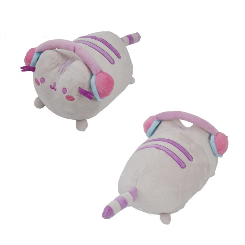 Pusheen Cat Figure and Charm - Cute Desk Accessories, Fluffy Cushion Decor, and Birthday Gifts for Pusheen Fans