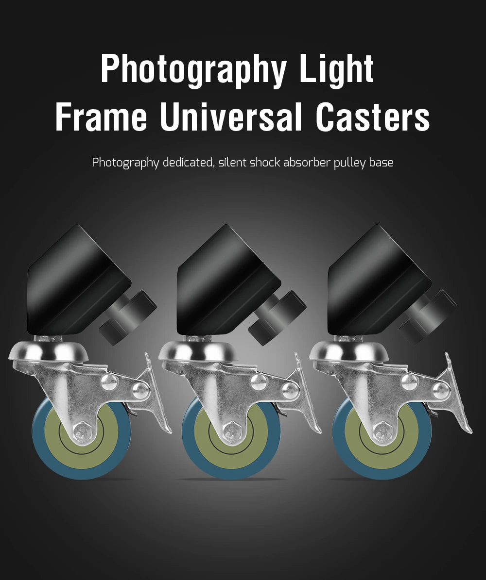 2.8M Stainless Steel Tripod Light Stand – Foldable Magic Leg C-Stand for Spot Light, Softbox, Photography Studio