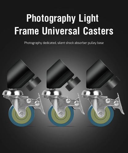 2.8M Stainless Steel Tripod Light Stand – Foldable Magic Leg C-Stand for Spot Light, Softbox, Photography Studio