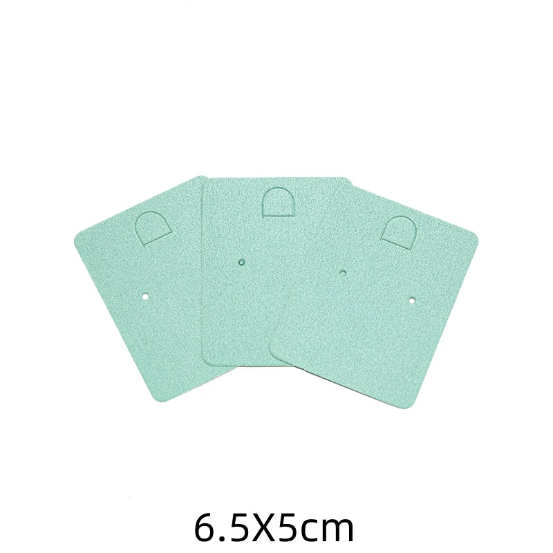 50pcs Earring Display Cards — Cardboard Jewelry Holder for DIY, Small Business, Organizer & Packaging Supplies