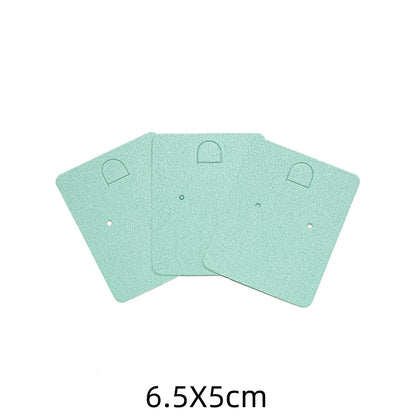 50pcs Earring Display Cards — Cardboard Jewelry Holder for DIY, Small Business, Organizer & Packaging Supplies