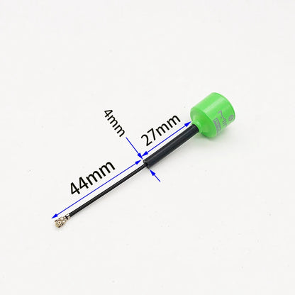 5.8G 4 RHCP Lollipop FPV Antenna – High Gain 2.8dBi SMA/RP-SMA/MMCX/UFL for Racing Drones