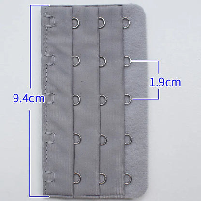 2PCS/4PCS Strap Extender Set – 3-Hook, 5-Row Adjustable Candy Color Bra Extenders for Women