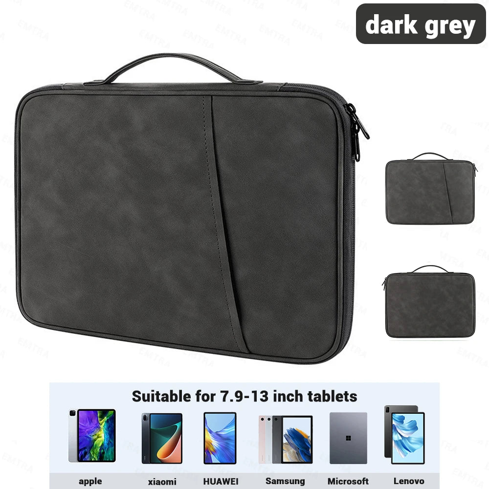 EMTRA Tablet Handbag Case - Shockproof Cover for iPad Mini 6, Air 4/5, Pro 11/12.9, Xiaomi Pad 5 & Kindle