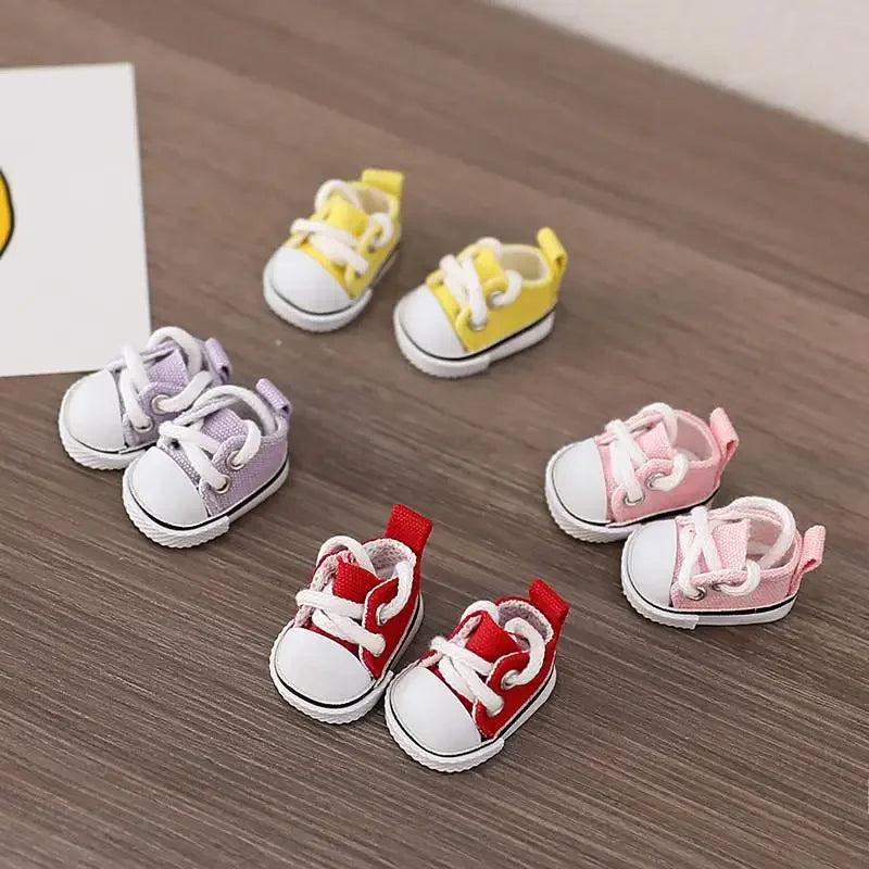 LABUBU 17cm Cotton Doll Shoes - Casual Sports Footwear for Dolls & Accessories