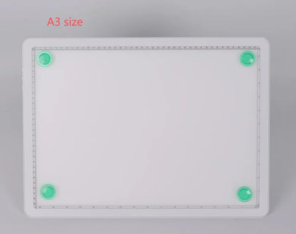 A3/A4 LED Light Drawing Board - Adjustable 6-Level Brightness Tracing Pad with Stand & Magnets for Architects