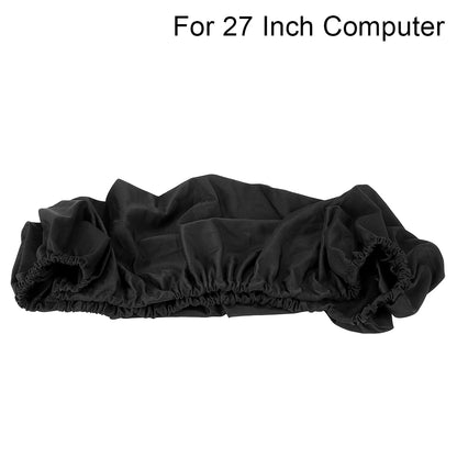 Computer Dust Cover — Flexible Polyester 27-Inch Monitor Protector, Dust-Proof Cover for iMac, MacBook Pro, Air