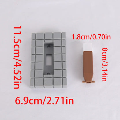 Pixel Style Switch Board – Creative Easy-Install Decorative Switch for Holiday & Home Decor
