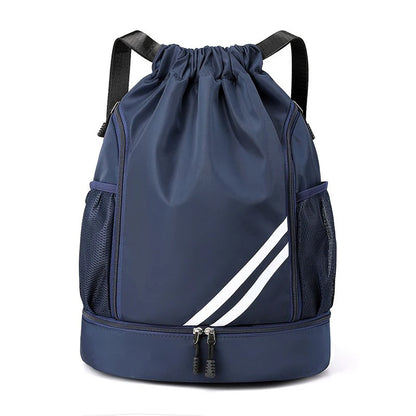 Fitness & Sports Backpack | Gym Bag for Women & Men, Basketball, Soccer, Football Storage with Drawstring Training Knapsack