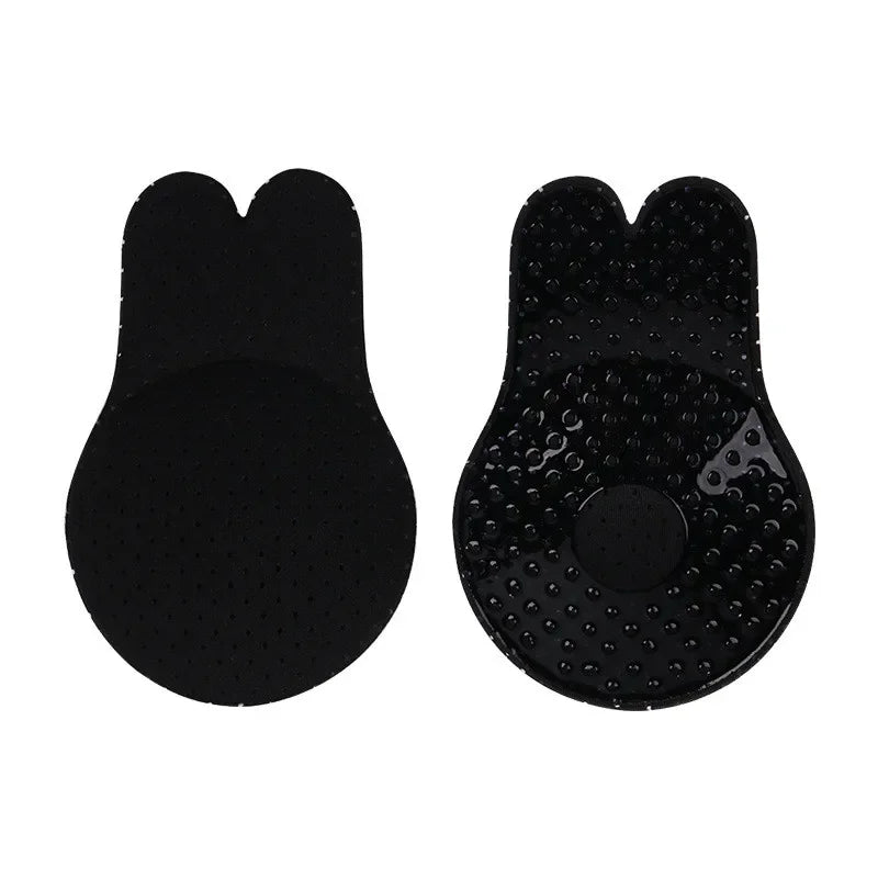 Women’s Push-Up Adhesive Bra – Strapless Silicone Bra, Reusable Breast Lift Tape & Nipple Covers