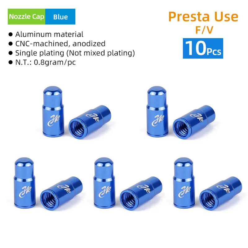 Deemount Presta Valve Core Replacement — Brass FV Nozzle with Alloy Remover Tool for MTB & Road Bikes