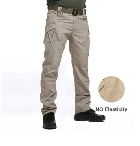 Wear Resistant Tactical Cargo Pants - Multi Pocket Outdoor Work Trousers for Men Spring Autumn Casual Jogger Style
