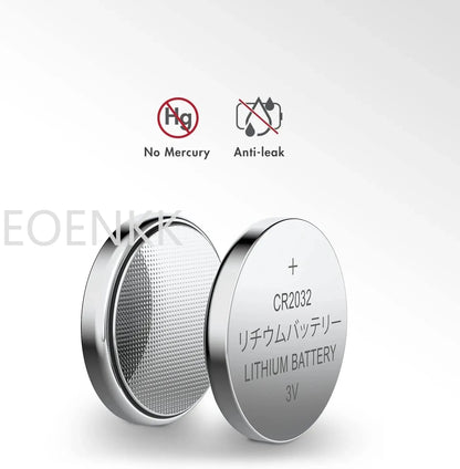 10PCS CR2032 Lithium Batteries – High-Capacity Button Cells for AirTag, Key FOBs, Watches, Calculators & More