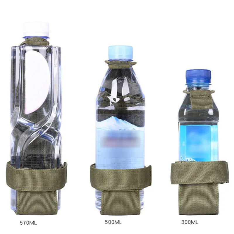 MOLLE Nylon Water Bottle Holder – Outdoor Camping & Hiking Belt Pouch for Canteen Carrier