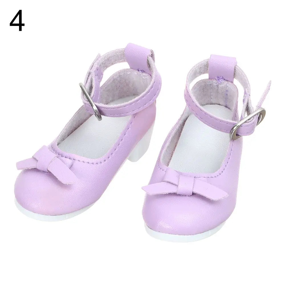 BJD Doll Accessories 60cm – 1/3 Scale 7.5cm High Heel Boots & Sandals for Girl Dolls, Dress-Up Playhouse Toy Shoes