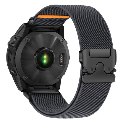 22mm QuickFit Nylon Strap for Garmin Fenix 8 7 6 5 Series, Venu 3, Tactix 7 – Parachute Style Replacement Watch Band 47mm