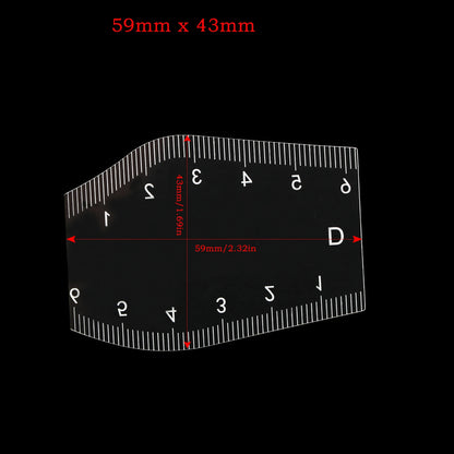 5-Type Eyebrow Shaping Stencil Kit — Multi-Style Template Ruler for Professional Brow Sculpting & Microblading