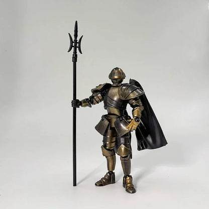 3D Printed Multi-Joint Action Figures – Medieval Knight Series, Creative Stress-Relief Toy, Handmade Gift for Kids