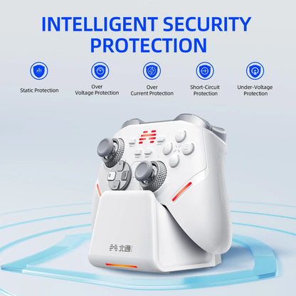 BEITONG KP20/KP40/KP70 Controller Charging Dock - Gamepad Charging Station with LED Indicator & 2.4GHz Dongle Storage