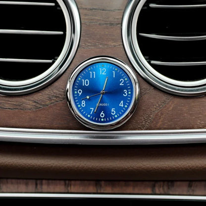 Luminous Car Clock - Mini Auto Stick-On Digital Watch for Cars, 40mm & 43mm Quartz Mechanic Ornament